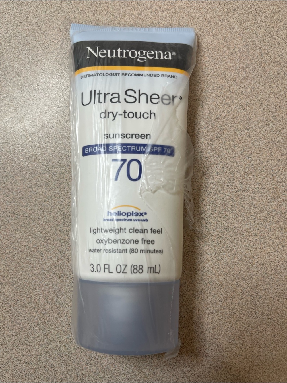 Neutrogena Ultra Sheer Dry-Touch Sunscreen SPF 70 3 oz New Exp 02/2027